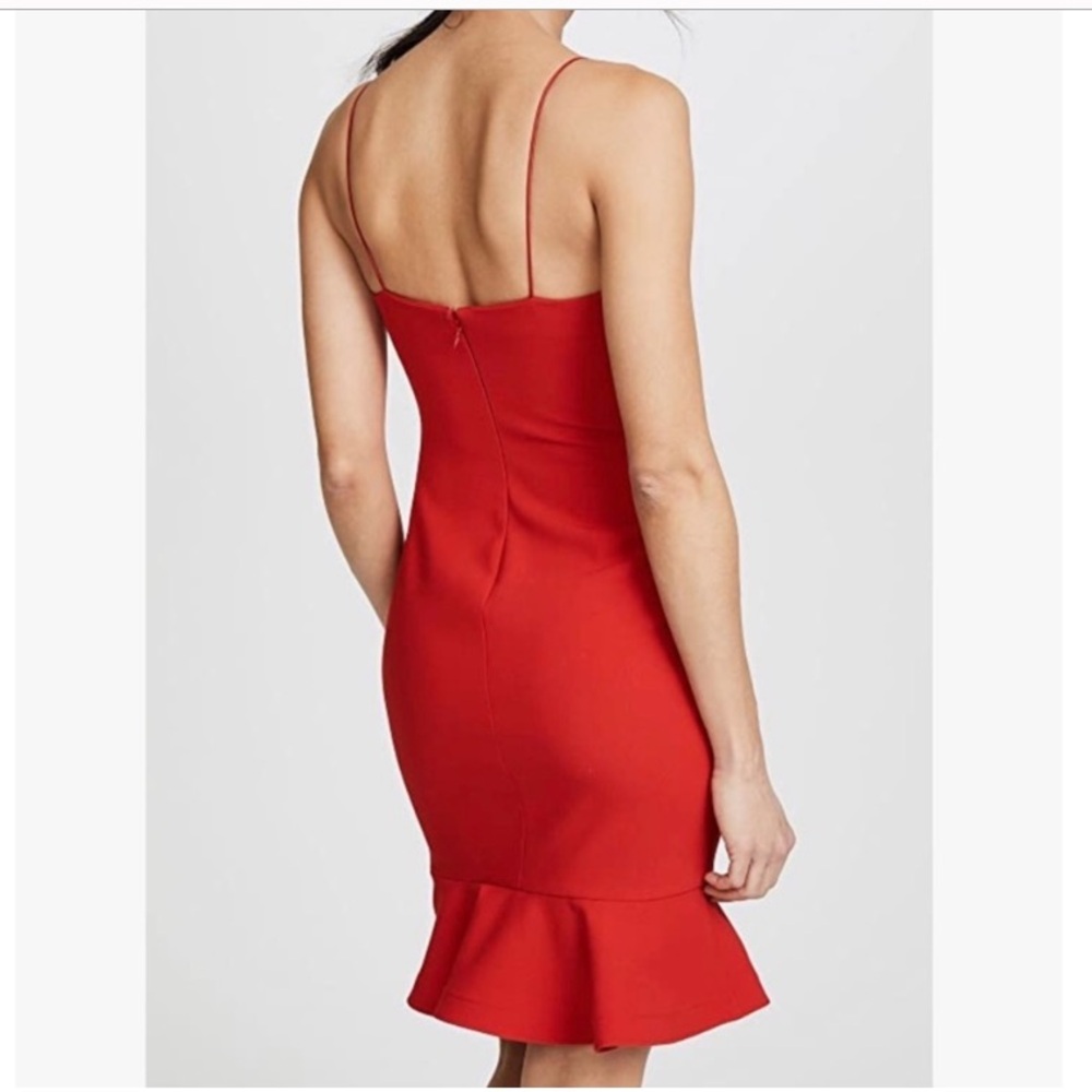 Likely Revolve Spaghetti Strap Mini Red Mini Cock… - image 8